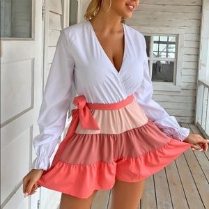 (2/$20) SHEIN Multi-Colored Romper